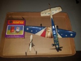 Vintage Model Plane with additional engine & Flight Kit