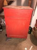 Primitive cabinet with work top
