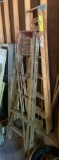 Group of two wooden stepladder?s