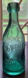 Antique Jay Andrews Philadelphia aqua blob top bottle