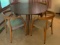 Dining room table with four chairs