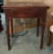 Vintage singer sewing machine cabinet with machine