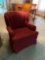 Read upholstered armchair