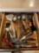 Kitchen drawer lot of flatware and utensils