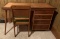 Vintage desk with chair