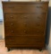 Vintage five drawer dresser