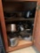 Cabinet lot of pots and pans