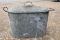 Vintage galvanized broiler