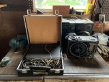 Group of vintage stereo equipment