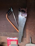 Group of 4 hand saws