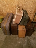 Lot of 6 Suitcases.