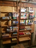 Entire contents of shelves puzzels books & more.