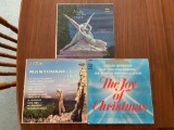 Group of three vintage records