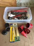 Group of Speed bits, hole saws and more