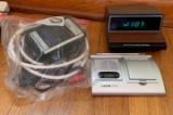 Vintage Sony Walkman with two clocks