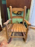 Vintage child's rocking chair