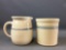 Group of 2 Vintage Stoneware Crock and Pitcher