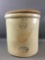 Antique Red Wing 5 Gallon Stoneware Crock with Wood Lid
