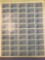 Mint sheet file of 6c-20c mint stamp sheets