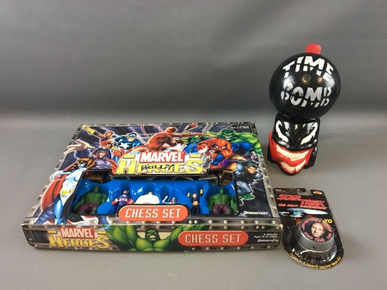 Group of Marvel Toys and more