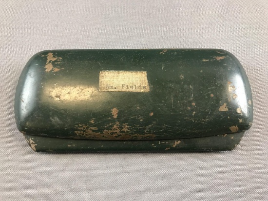Vintage eyeglasses in case