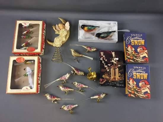 Group of Vintage Christmas Items