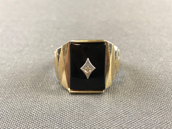 Mens ring 10k gold
