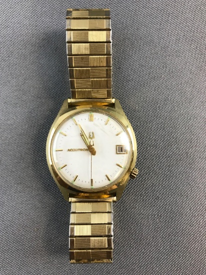 Bulova accutron 14k gold filled case