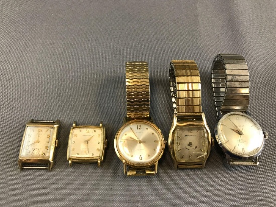 Group of mens watches
