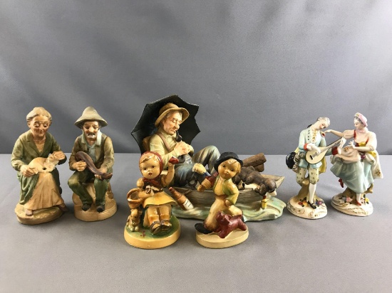 Group of 7 figures Hummel and others