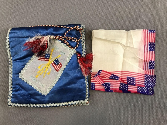 Fabric patriotic bag