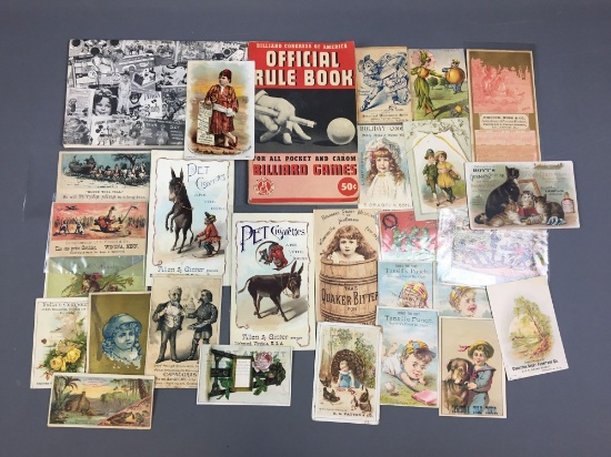 Group of Vintage Trading Cards and more