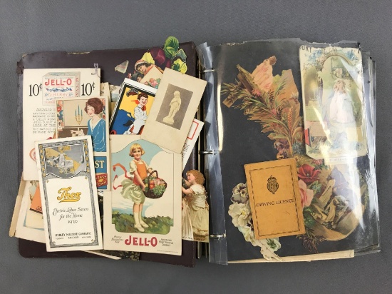 Album of paper goods, Advertising, recipe booklets
