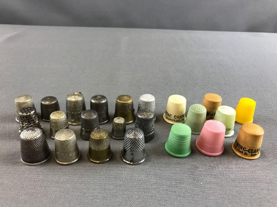 Group of Vintage Thimbles