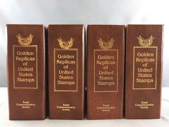 Golden Replicas of United States Stamps