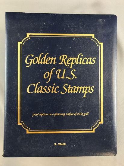 Golden Replicas of US Classic Stamps