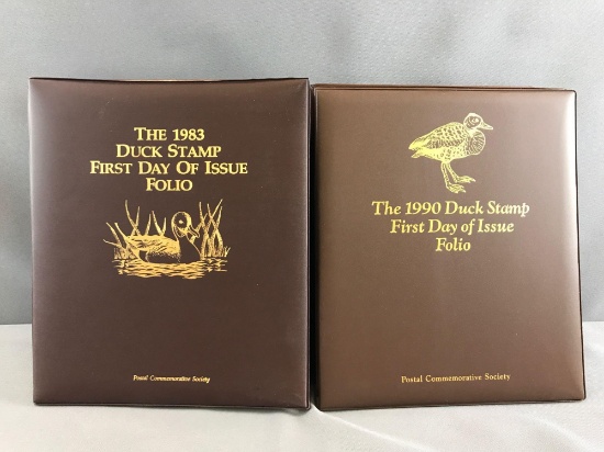 Group of Duck stamp first day issue folios