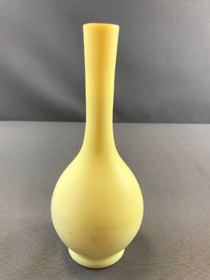 Vintage yellow small vase