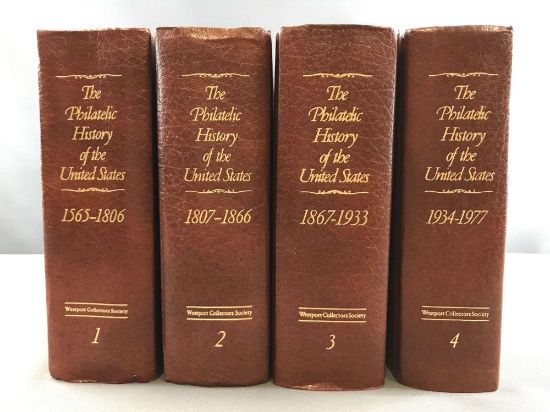 Group of 4 Volumes The philatelic history of the US