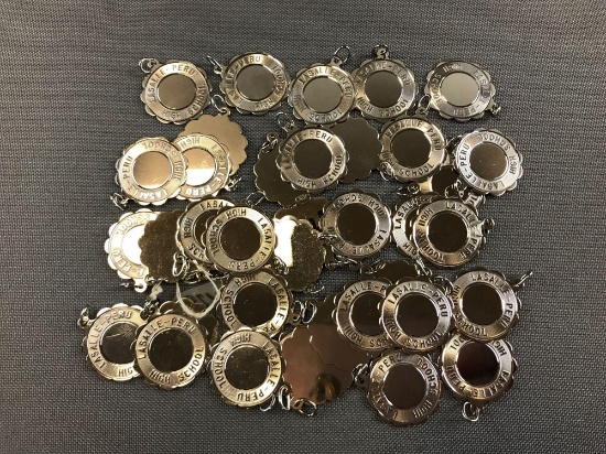 Group of Lasalle Peru High School Sterling Silver pendants