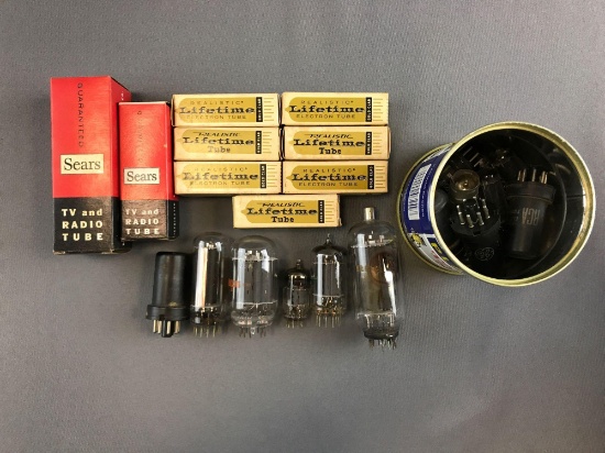 Group of TV and Radio Tubes