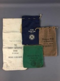 Group of 4 Bank Bags