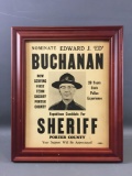Republican Edward Buchanan for Sheriff Poster