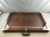 Wooden portable display case