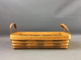 Signed and Dated Longaberger Bread Basket