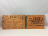 Vintage Advertising Wooden Signs