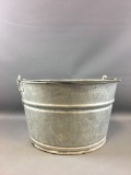Vintage Galvanized Metal Bucket