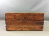Vintage Advertising Henry Bosch Co. Wooden Crate