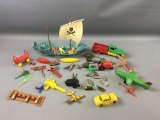 Group of Vintage Plastic Miscellaneous Toys