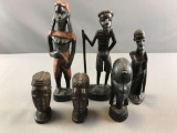 Group of 6 African Art figures